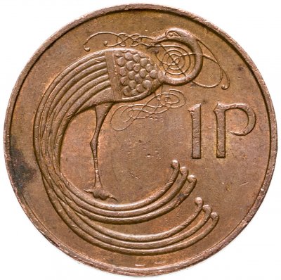 купить Ирландия 1 пенни (penny) 1988-2000, случайная дата