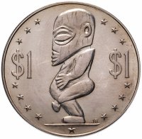 Купить Острова Кука 1 доллар (dollar) 1972