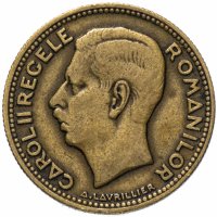 купить Румыния 20 леев (lei) 1930 Портрет Кароля II "раковина и крыло"