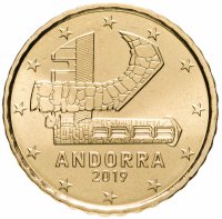 купить Андорра 10 центов (cents) 2019