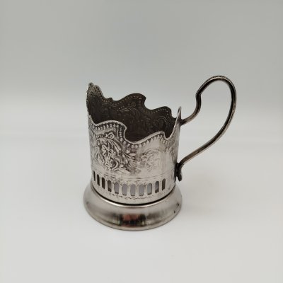 купить Подстаканник "Советский космос", мНЦ (медь-никель-цинк), Кольчугинский завод цветных металлов, СССР, 1960-1980 гг.