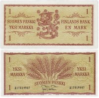 купить Финляндия 1 марка 1963 (Pick 98a(30)
