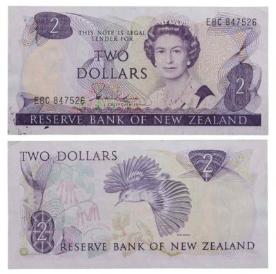 купить Новая Зеландия 2 доллара 1981-1985