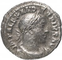 Купить Римская империя, Александр Север, 222-235 годы, Денарий. (Спея) персонификация Надежды.