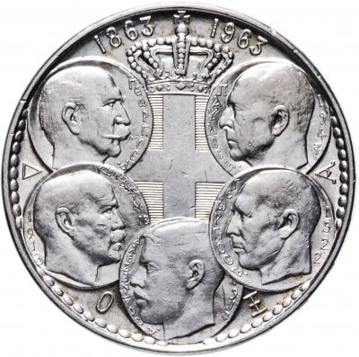 купить Греция 30 драхм 1963 "100-летие правления династии Глюксбургов в Греции"
