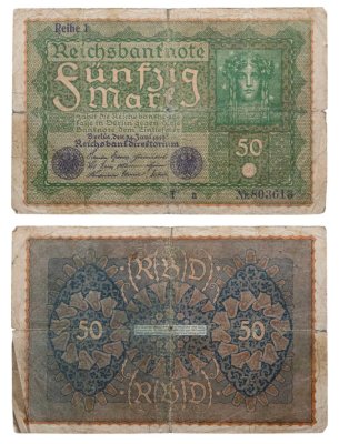 купить Германия 50 марок 1919