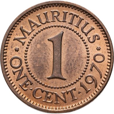 купить Маврикий 1 цент (cent) 1970