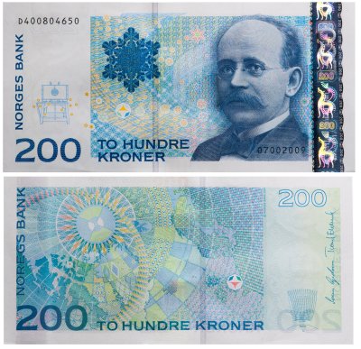 купить Норвегия 200 крон 2009 года