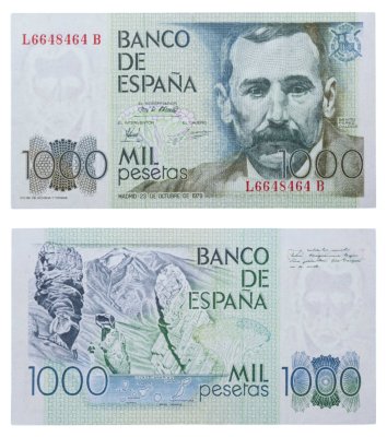 купить Испания 1000 песет 1979