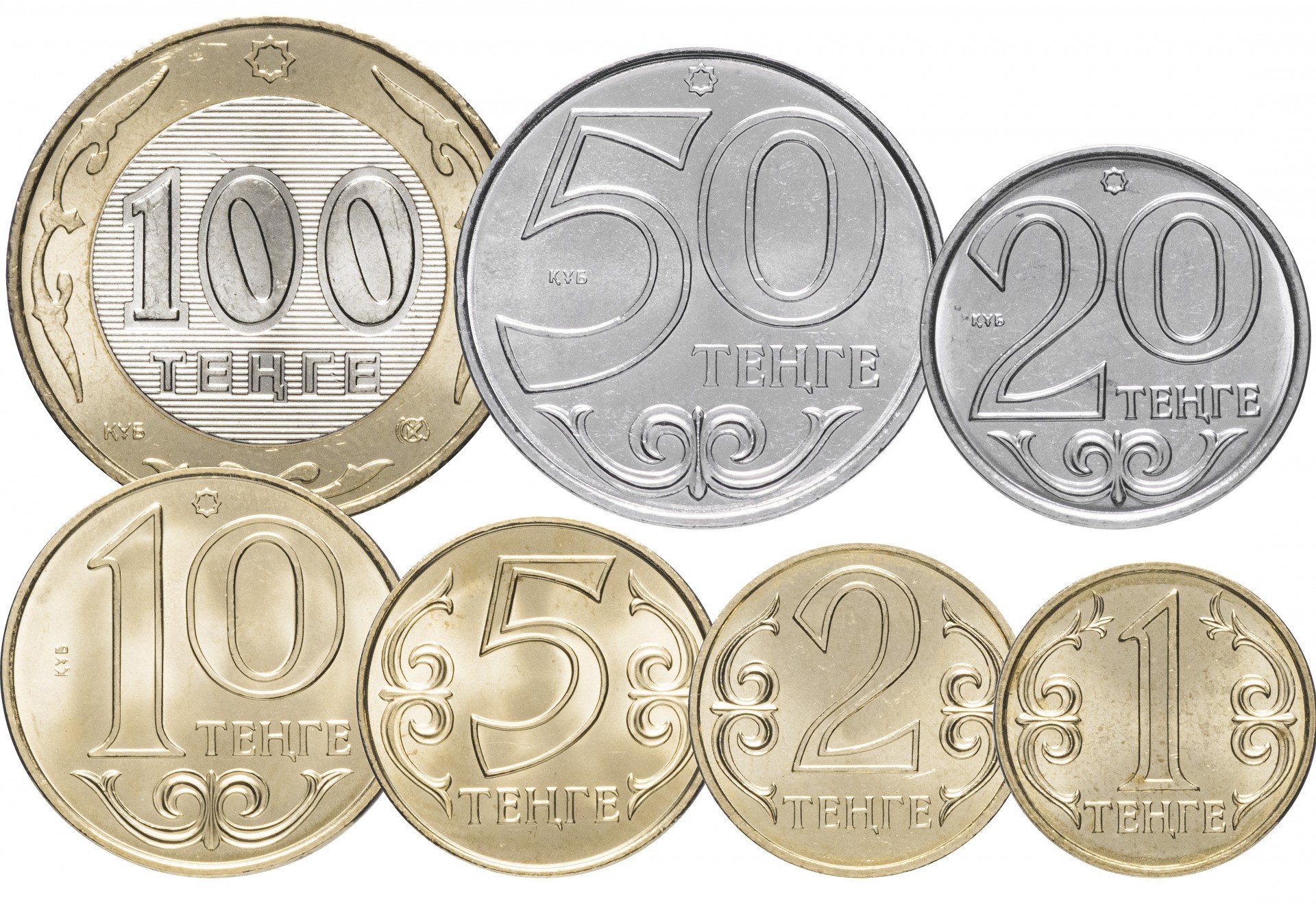 Монеты Казахстан 2 Tenge