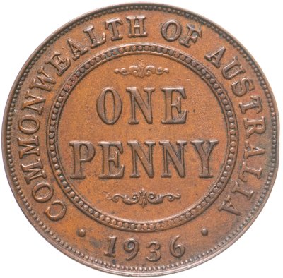 купить Австралия 1 пенни (penny) 1936