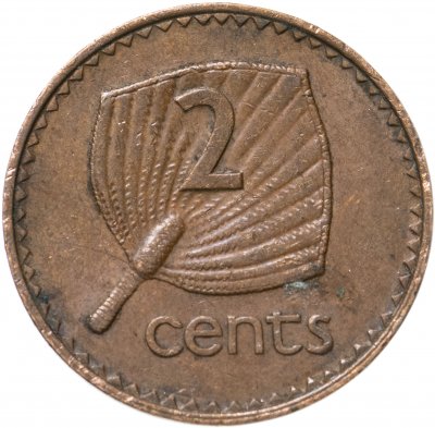 купить Фиджи 2 цента (cents) 1987