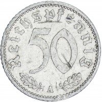 купить Третий Рейх 50 пфеннигов 1943