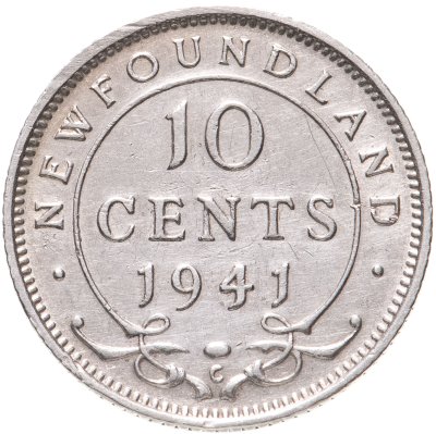 купить Ньюфаундленд 10 центов (cents) 1941