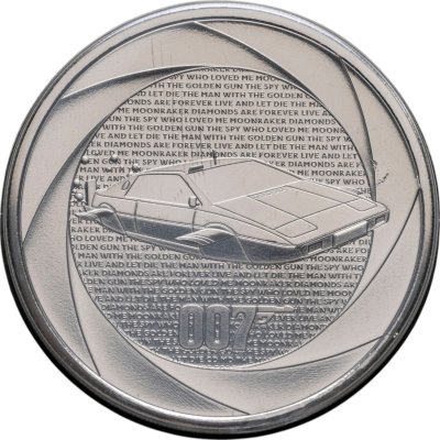 купить Великобритания 5 фунтов 2023 60 лет Джеймсу Бонду 007. Шпион, который меня любил /Lotus Esprit/