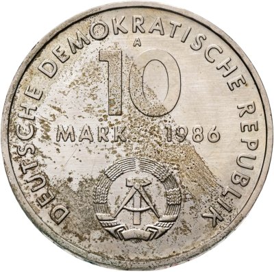 купить Германия (ГДР) 10 марок (mark) 1986 100 лет со дня рождения Эрнста Тельмана