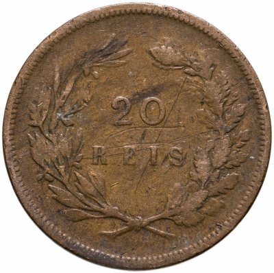 купить Португалия 20 рейс (reis) 1891