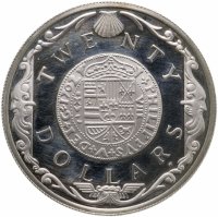 купить Британские Виргинские острова 20 долларов (dollars) 1985