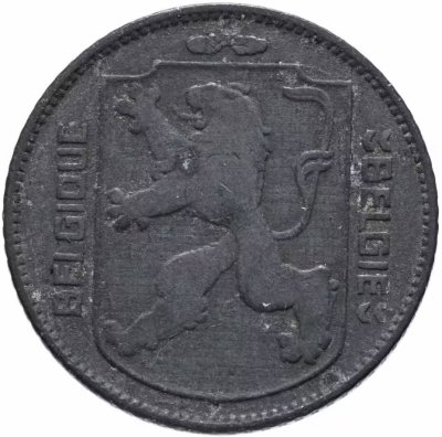 купить Бельгия 1 франк (franc) 1942-1947, случайный год и тип надписи
