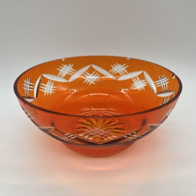 купить Салатник (фруктовница, конфетница), цветное стекло, СССР, 1970-1990 гг.