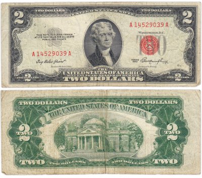 купить США 2 доллара 1953 series 1953 (Pick 380)