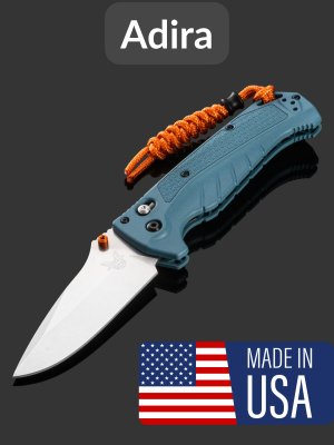 купить Складной нож Benchmade Adira (18060), сталь CPM MagnaCut, рукоять Blue Grivory