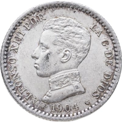 купить Испания 50 сентимо (centimos) 1904