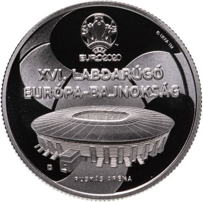 купить Венгрия 2021 10000 форинтов "УЕФА Чемпионат Европы по футболу 2020" с сертификатом