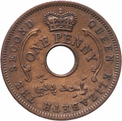 купить Британская Нигерия 1 пенни (penny) 1959
