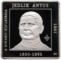 Купить Венгрия 1000 форинтов (forint) 2011 год Аньеш Едлик, Изобретение в 1861 динамо-машины