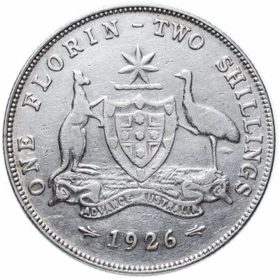 купить Австралия 1 флорин - 2 шиллинга (florin, shillings) 1926