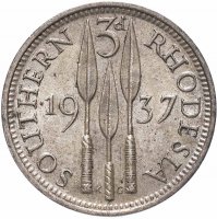 купить Южная Родезия 3 пенса 1937