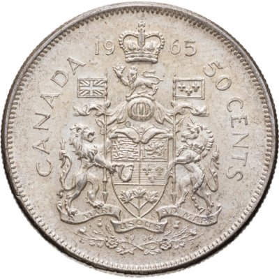 купить Канада 50 центов (cents) 1965