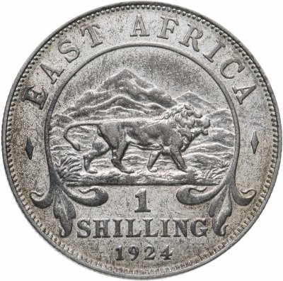 купить Британская Восточная Африка 1 шиллинг (shilling) 1924