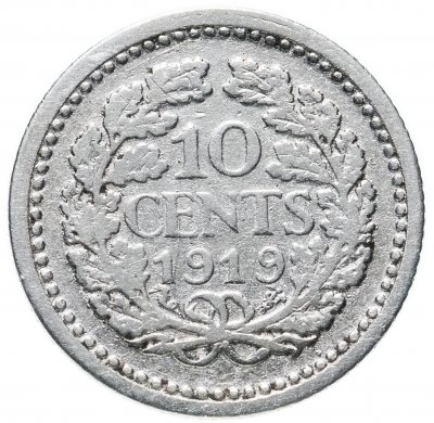 купить Нидерланды 10 центов (cents) 1919