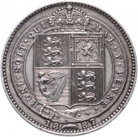 купить Великобритания 1 шиллинг 1887