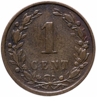 купить Нидерланды 1 цент (cent) 1900