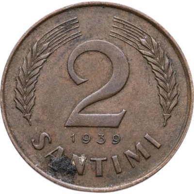купить Латвия 2 сантима (santimi) 1939