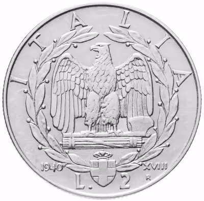 купить Италия 2 лиры 1940