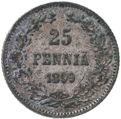 купить 25 пенни (pennia) 1899 L
