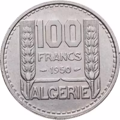 купить Алжир 100 франков (francs) 1950