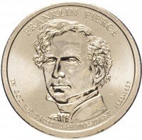 купить США 1 доллар 2010 P "14-й президент США - Франклин Пирс"