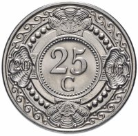 купить Нидерландские Антильские острова 25 центов (cents) 1989-2016