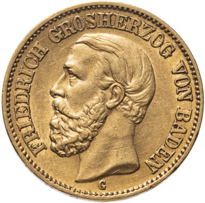купить Германская империя (Баден) 20 марок (mark) 1894