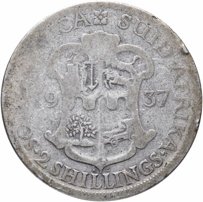 купить ЮАР 2 шиллинга (флорин, shillings) 1937