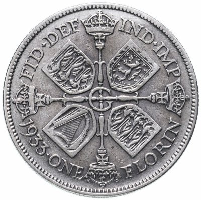 купить Великобритания 2 шиллинга (флорин, shillings) 1933