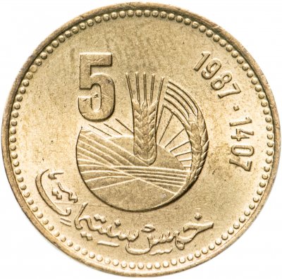 купить Марокко 5 сантимов (centimes) 1987 ФАО