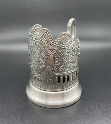 купить Подстаканник "Советский космос", мНЦ (медь-никель-цинк), Кольчугинский завод цветных металлов, СССР, 1960-1990 гг.