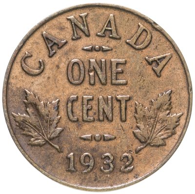 купить Канада 1 цент (cent) 1932, Георг V