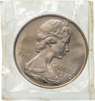 купить Гамбия 8 шиллингов (shillings) 1970, в запайке